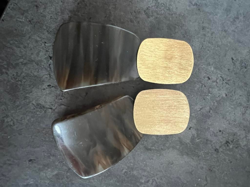 Lott large oorbellen 8,5 cm, Ophalen of Verzenden, Zo goed als nieuw