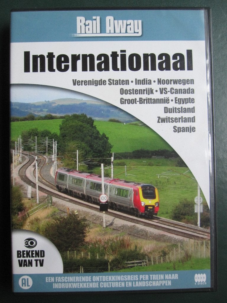 Rail Away Internationaal (4 disc), Cd's en Dvd's, Alle leeftijden, Zo goed als nieuw, Kunst of Cultuur, Ophalen of Verzenden