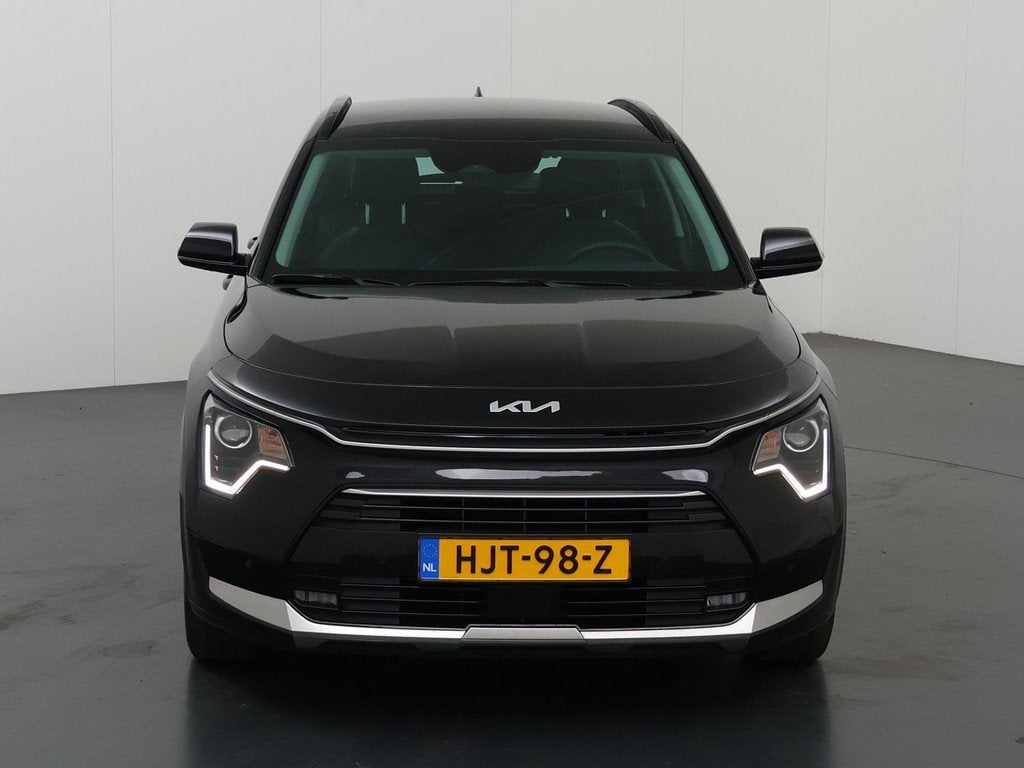 Kia Niro 1.6 GDi Hybrid DynamicLine | Navigatie | Cruise Con, Auto's, Kia, 1374 kg, 137 pk, Gebruikt, Leder en Stof