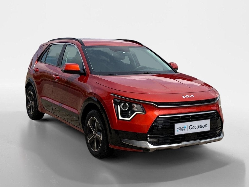 Kia Niro 1.6 GDi Hybrid DynamicLine | Trekhaak | All Season, Auto's, Kia, Gebruikt, Euro 6, Leder en Stof, 23 km/l