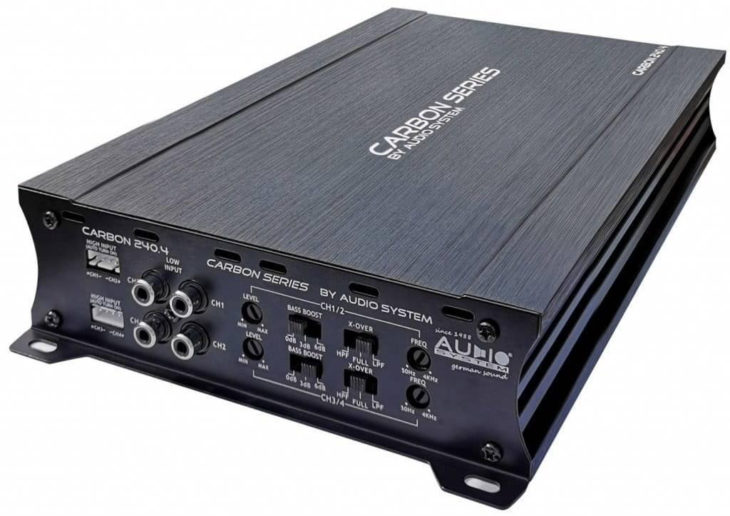Audio System Carbon-250.4 4 kanaals versterker, Auto diversen, Autospeakers, Info@optimount.nl, Nieuw, Ophalen of Verzenden, Anholtseweg 48A 7091 HB DINXPERLO