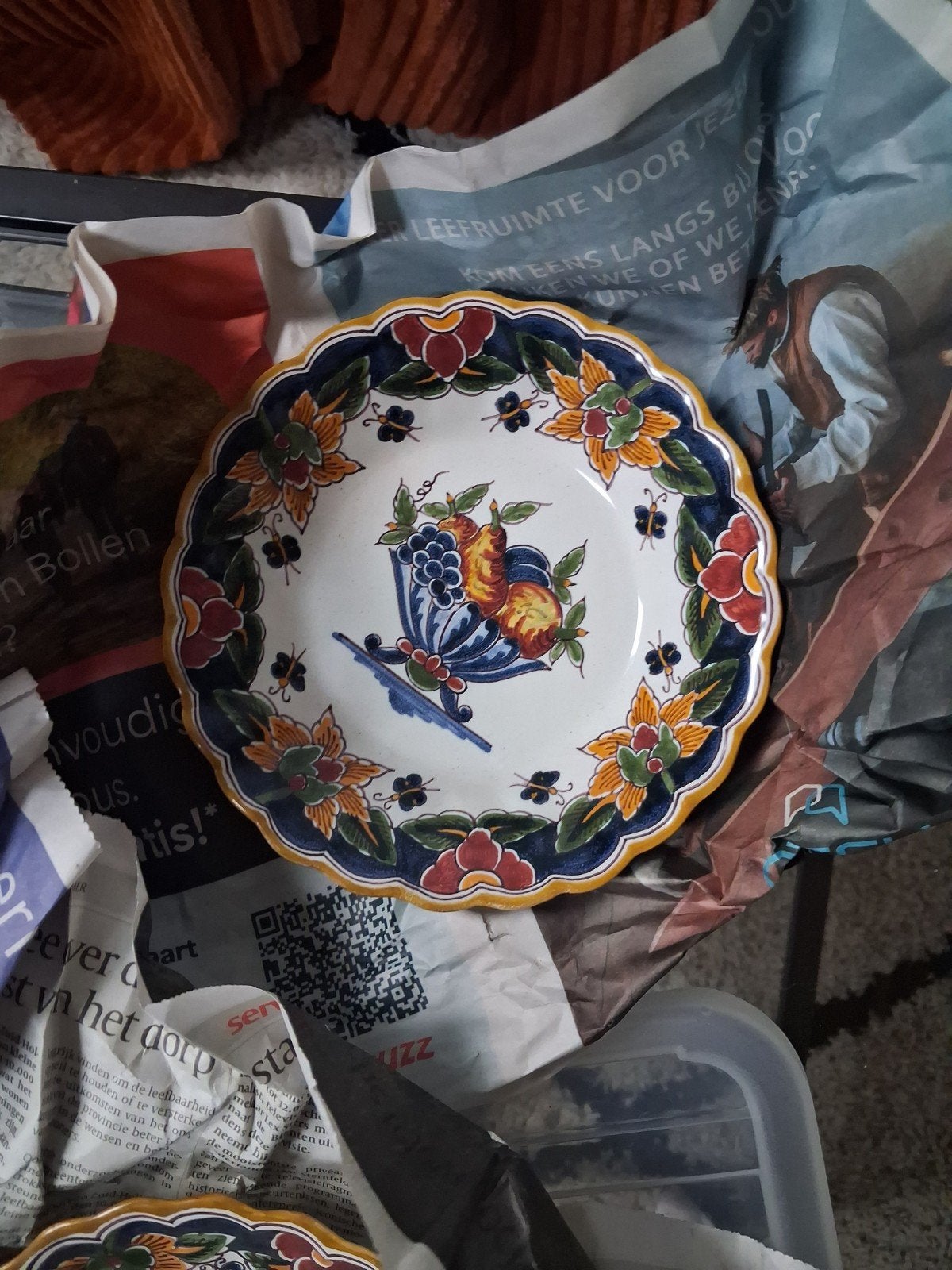 Makkum Aardewerk Wandborden - Set van 2, Antiek en Kunst, Ophalen of Verzenden