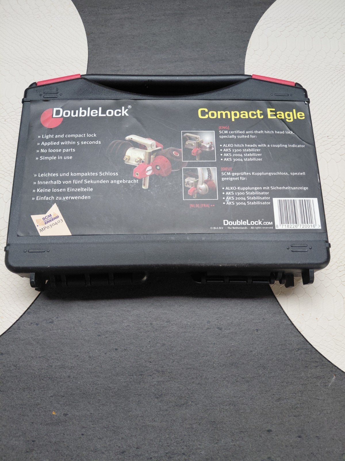 Disselslot Compact Eagle DoubleLock SCM gekeurd, Ophalen of Verzenden, Zo goed als nieuw