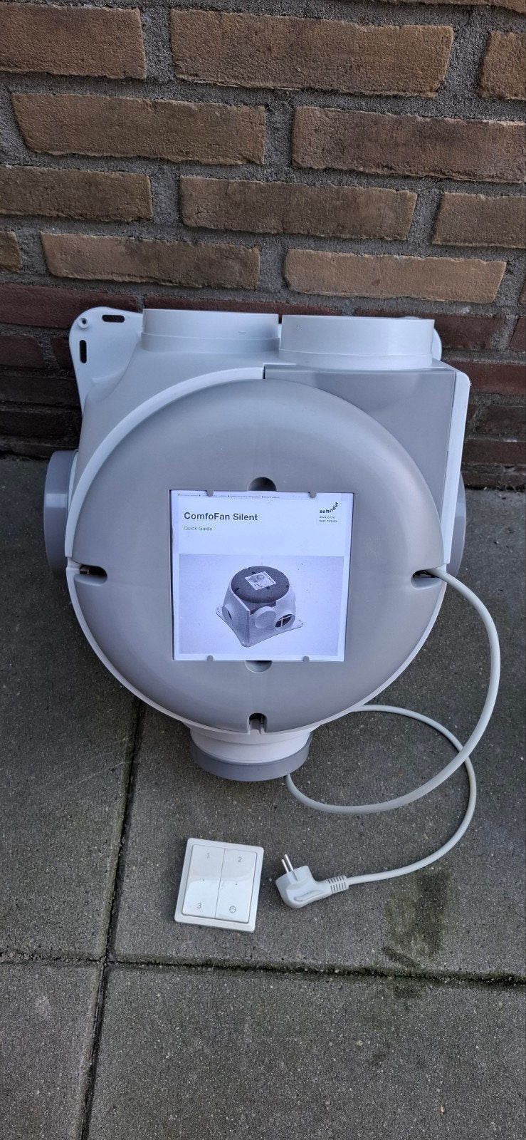 zehnder comfofan silent limited ventilatiebox afstandsbedien, Ophalen, Gebruikt, Ventilator