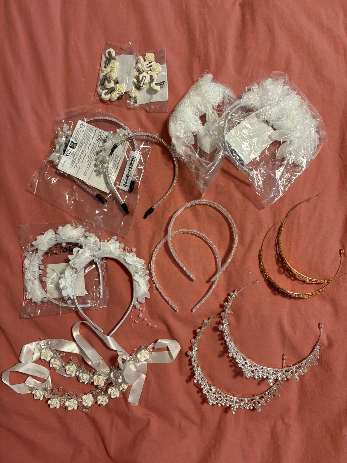 Haar accessoires bruiloft, Kleding | Dames, Ophalen, Nieuw, Wit, Accessoires
