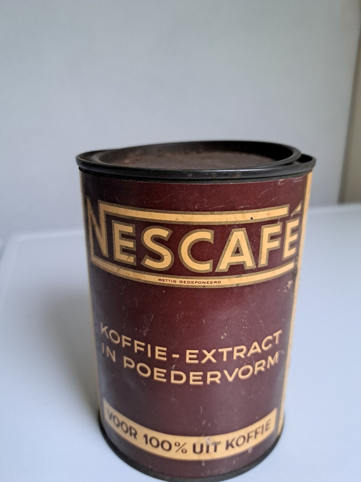 Nestlé Nescafé Koffie-extract Blik, Verzamelen, Ophalen of Verzenden, Gebruikt, Koffie