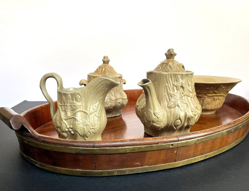 Hackwood 4-Piece Tea Set No.27 (1827-1843) Staffordshire, Ophalen of Verzenden