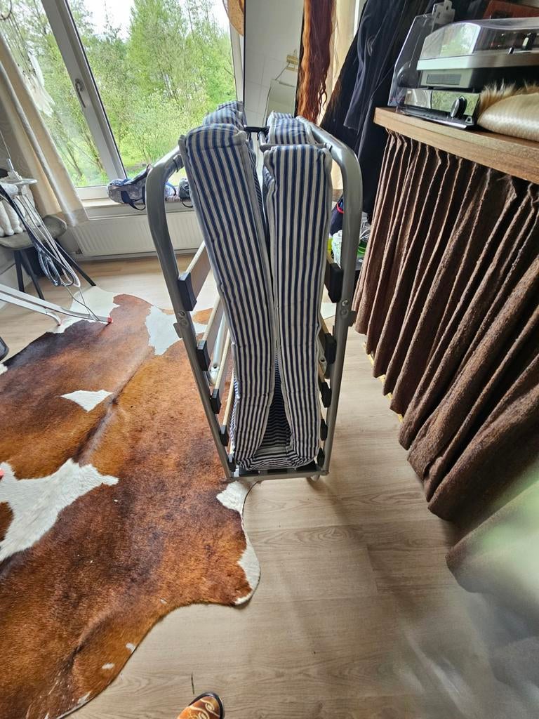 Opklapbed, Huis en Inrichting, Slaapkamer | Bedden, Eenpersoons, 80 cm, 190 cm of minder, Metaal, Ophalen