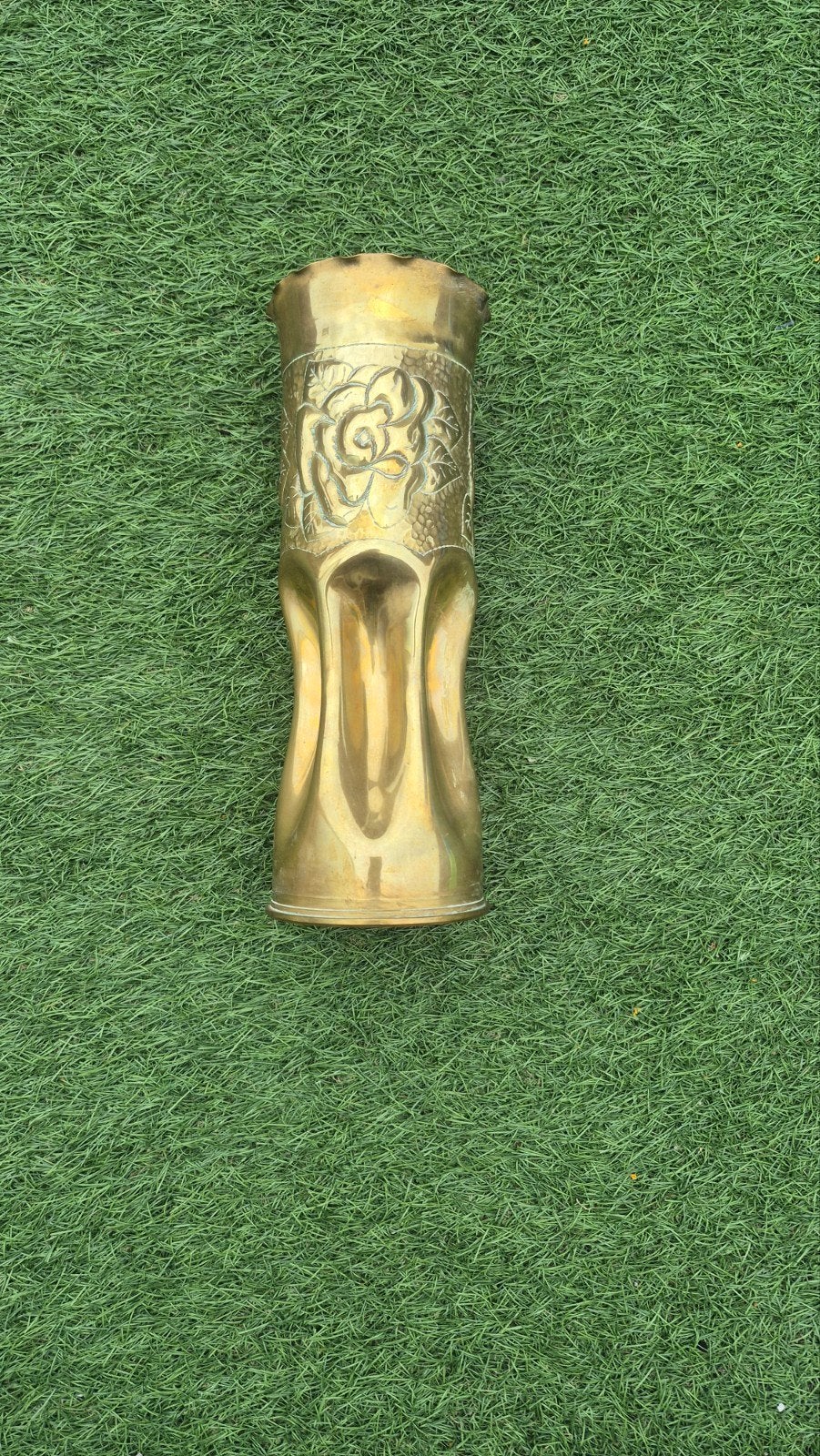 Decoratieve messing granaathuls, 25 PR, 1943, Ophalen of Verzenden