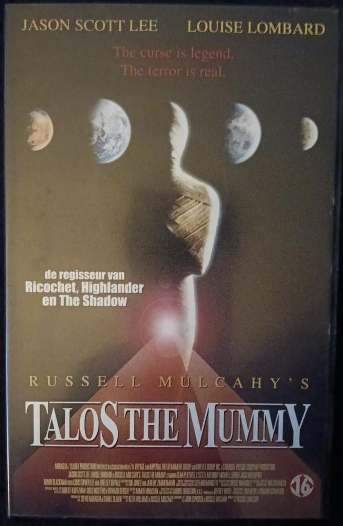 Talos The Mummy vhs, Vanaf 16 jaar, Ophalen of Verzenden, Zo goed als nieuw, Horror