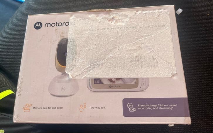 Motorola Babyfoon met Camera en Terugspreekfunctie, Ophalen of Verzenden, Gebruikt, 100 tot 250 meter, Camera