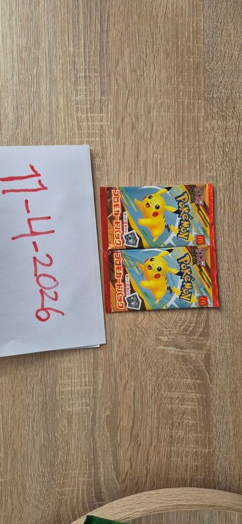 Japanse McDonald's Pokémon Promo Booster 2025 (Verzegeld), Ophalen, Nieuw, Booster, Foil