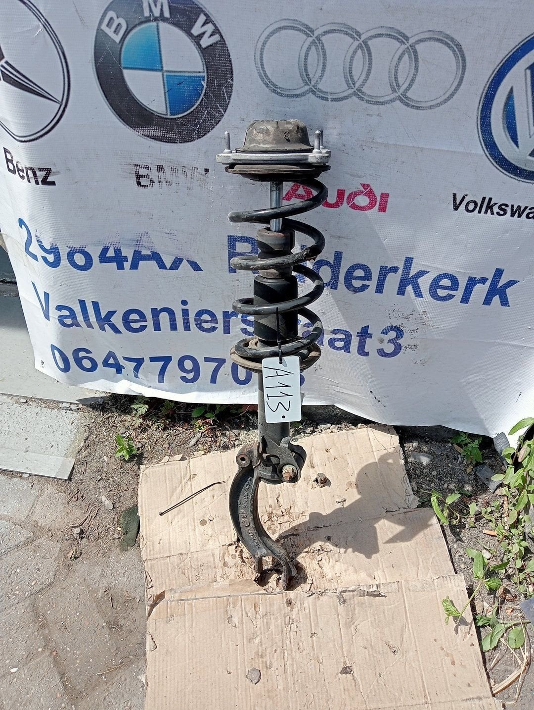 Veerpoot voorzijde Audi A6 4G Avant FL 4G0413031N, Gebruikt, -, -, -