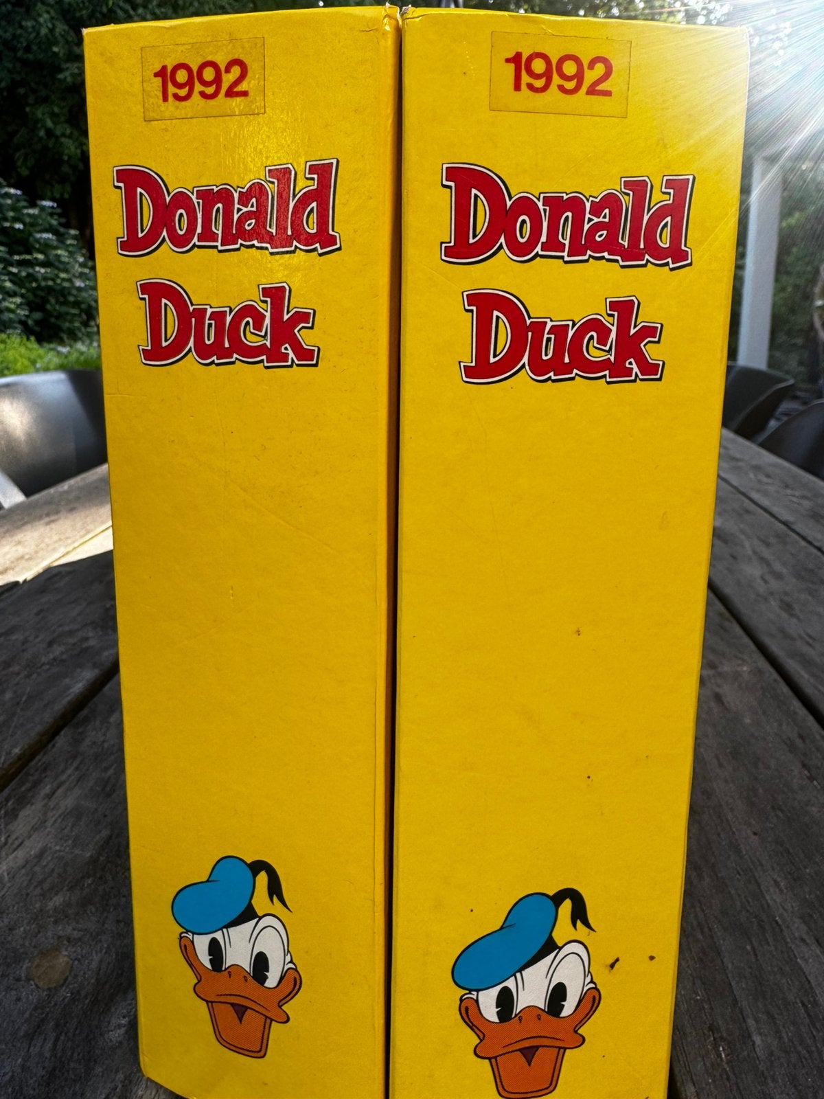 Donald Ducks jaargang 1992 in verzamelband, Ophalen of Verzenden, Gelezen