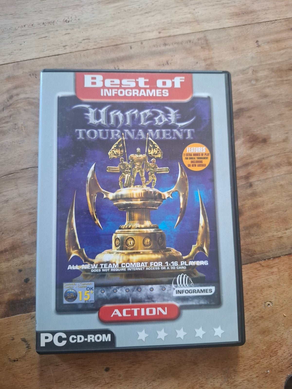 Unreal Tournament PC CD-ROM - Best of Infogrames, Gebruikt, Shooter, Eén computer, Ophalen of Verzenden