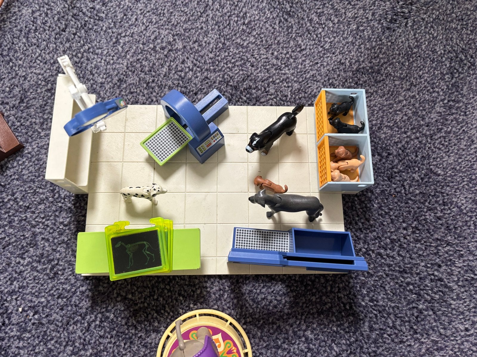 Playmobil Dierenarts met röntgenfoto's en accessoires, Ophalen, Gebruikt, Complete set, Overige typen
