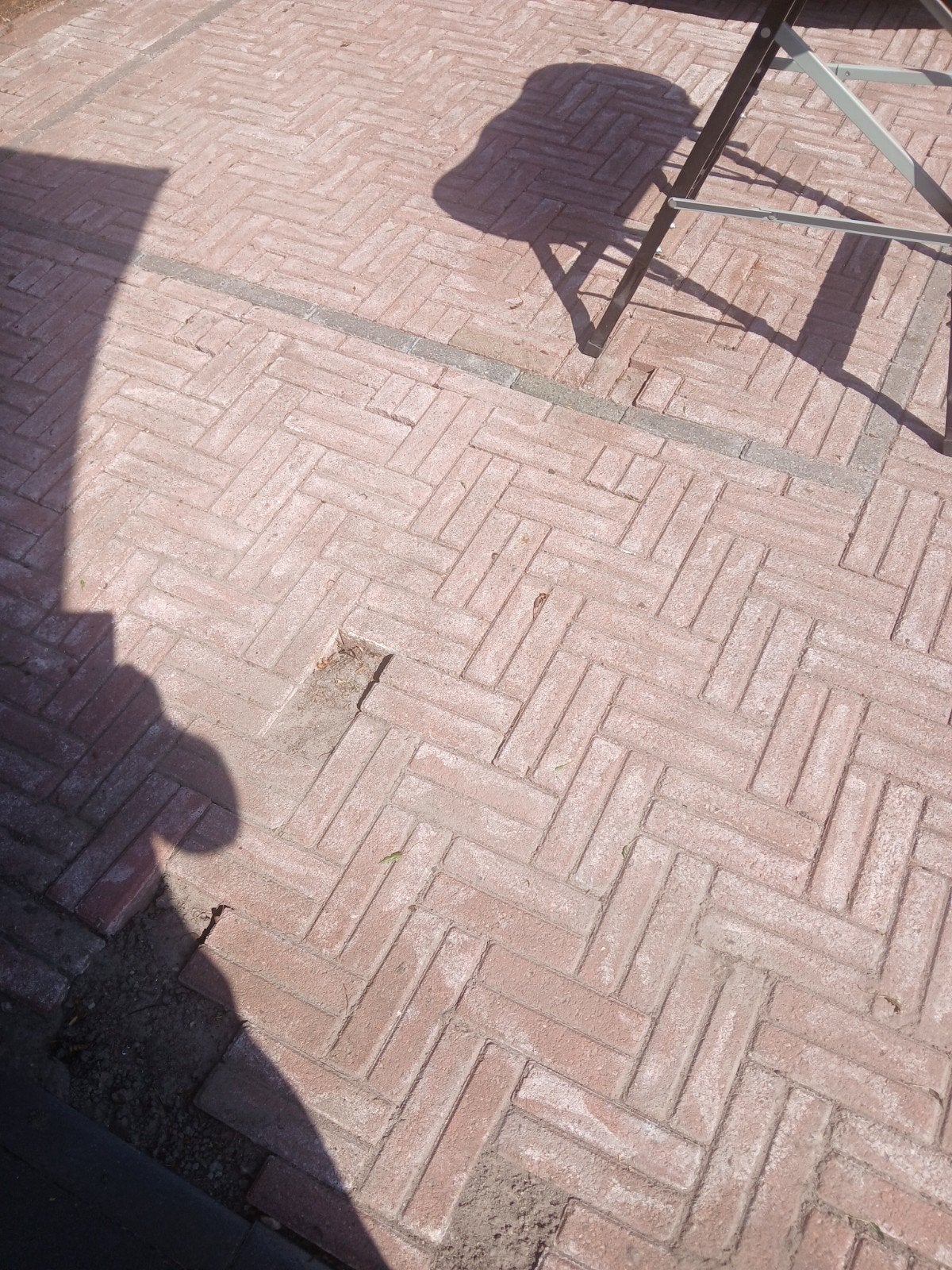 Ong 40m2 klinkers, Ophalen, Zo goed als nieuw, Beton, Klinkers