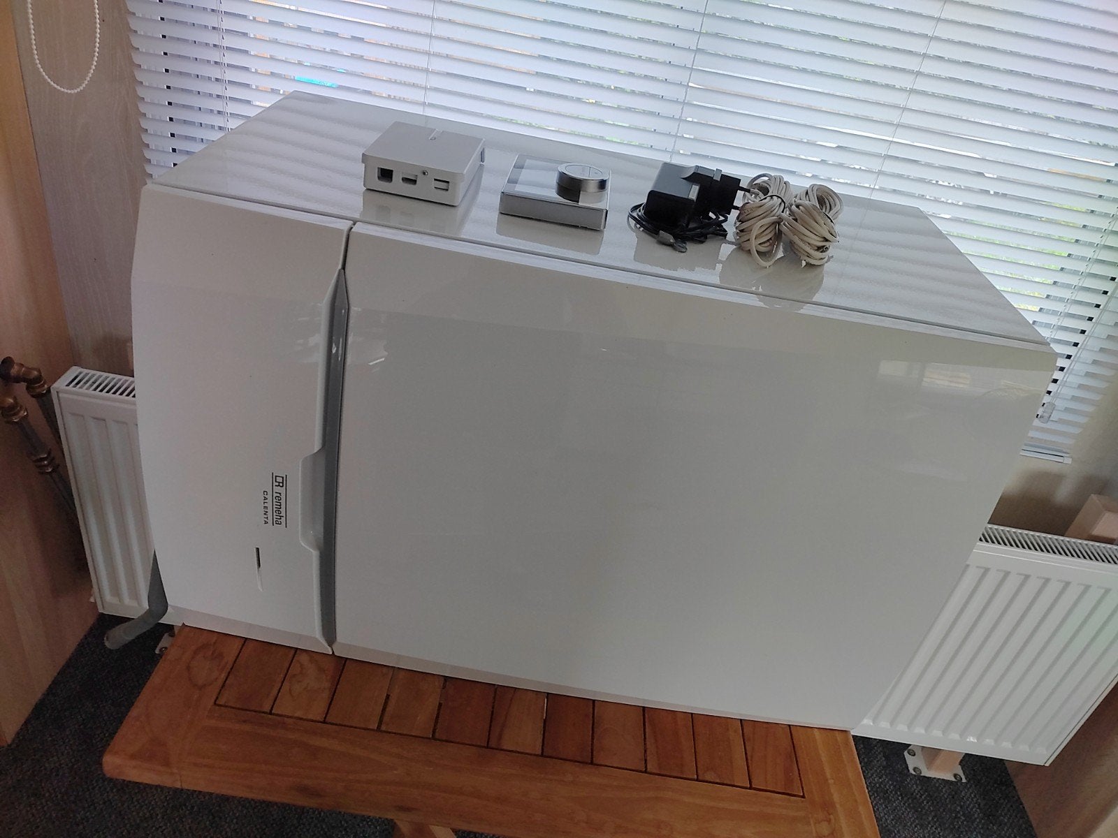 Remeha Calenta 40c HR-combi ketel, Ophalen, 30 tot 80 cm, Gebruikt, Hoog rendement (Hr)