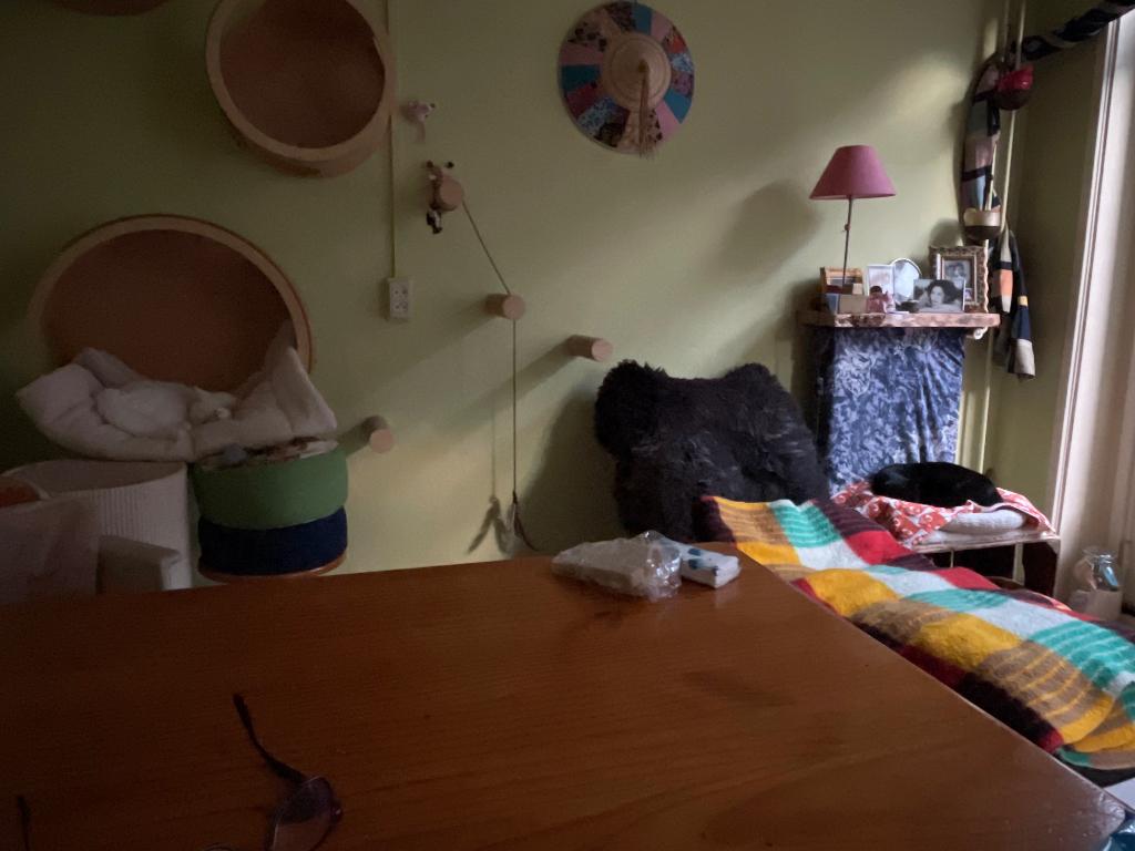 leuke katten wandmeubel tonnetjes, Ophalen, Gebruikt