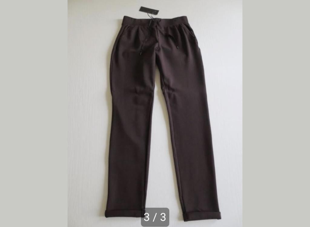 Eksept by Mieke: NIEUWE bruine broek maat S, Eksept by Mieke, Bruin, Verzenden, Nieuw