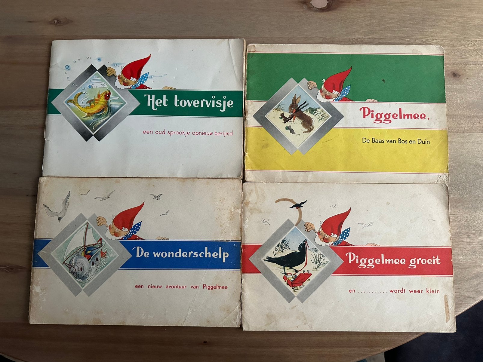 4 boekjes Piggelmee, Ophalen of Verzenden, Gelezen, Plaatjesalbum