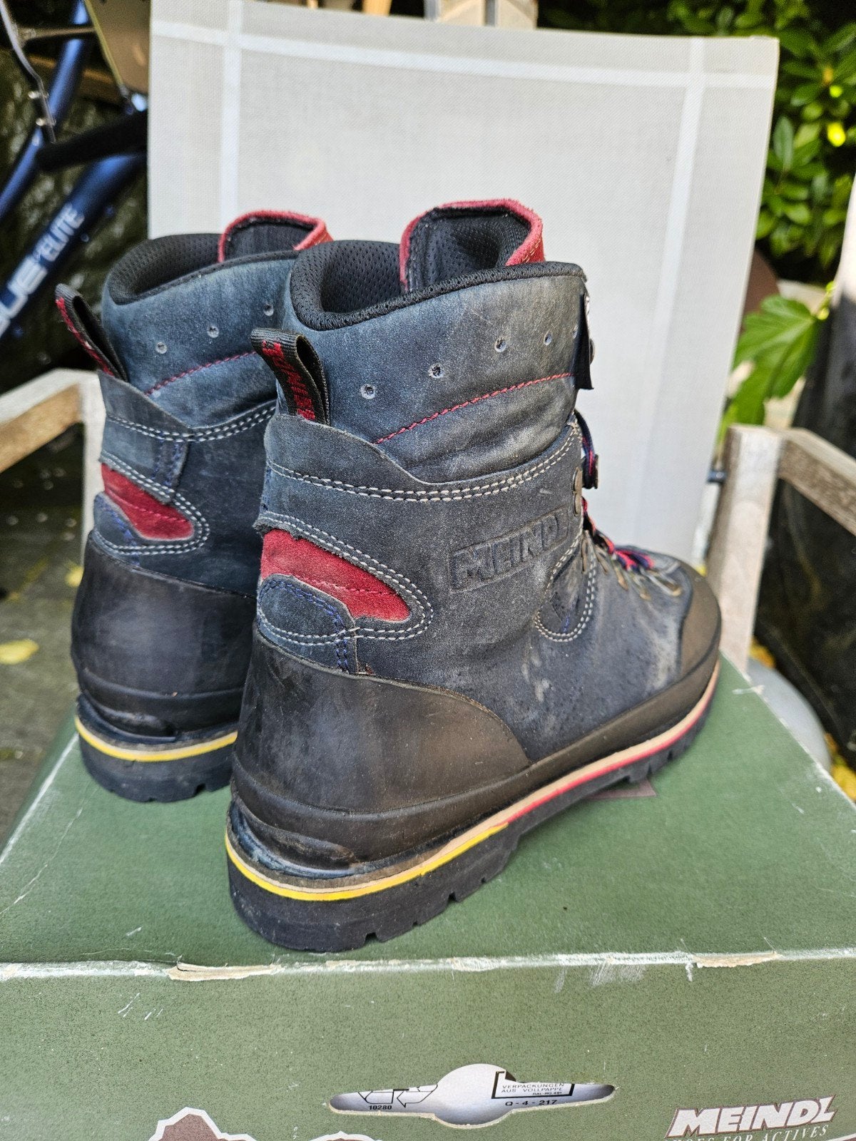 Meindl maat 9.5 (43.5) klasse D bergschoenen, Ophalen of Verzenden, Gebruikt, Schoenen