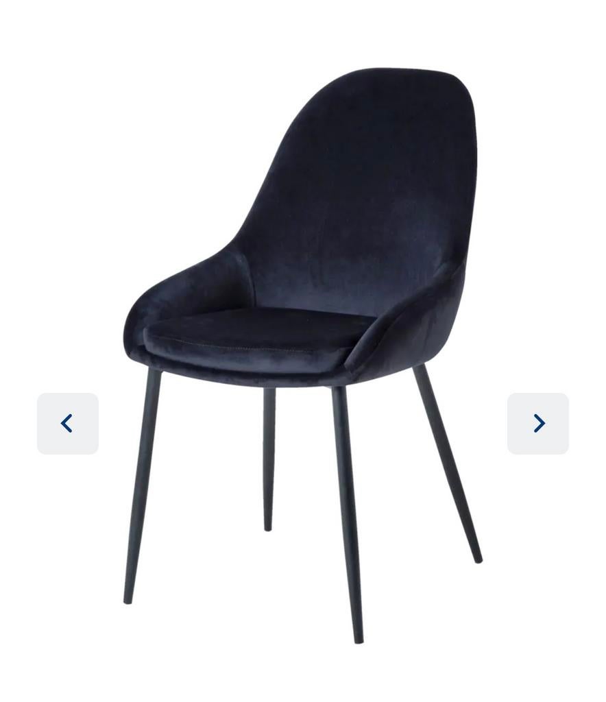6 eetkamerstoelen zwart en grijs, Huis en Inrichting, Stoelen, Ophalen, Zo goed als nieuw, Grijs