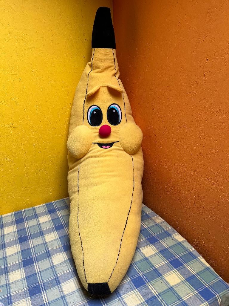 Gigantische Pluche Banaan XL - 158 cm - Nieuwstaat, Ophalen of Verzenden, Nieuw, Overige typen