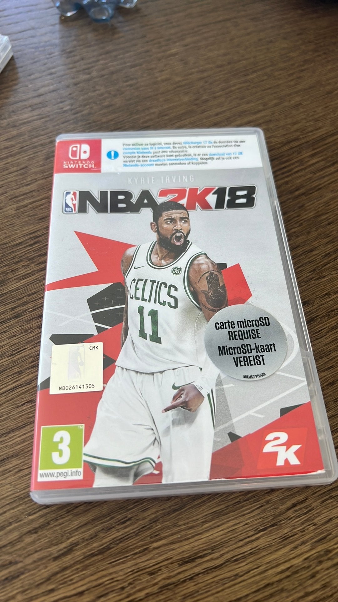 NBA 2k 18 nintendo switch editie, Ophalen, Zo goed als nieuw, Sport, 3 spelers of meer
