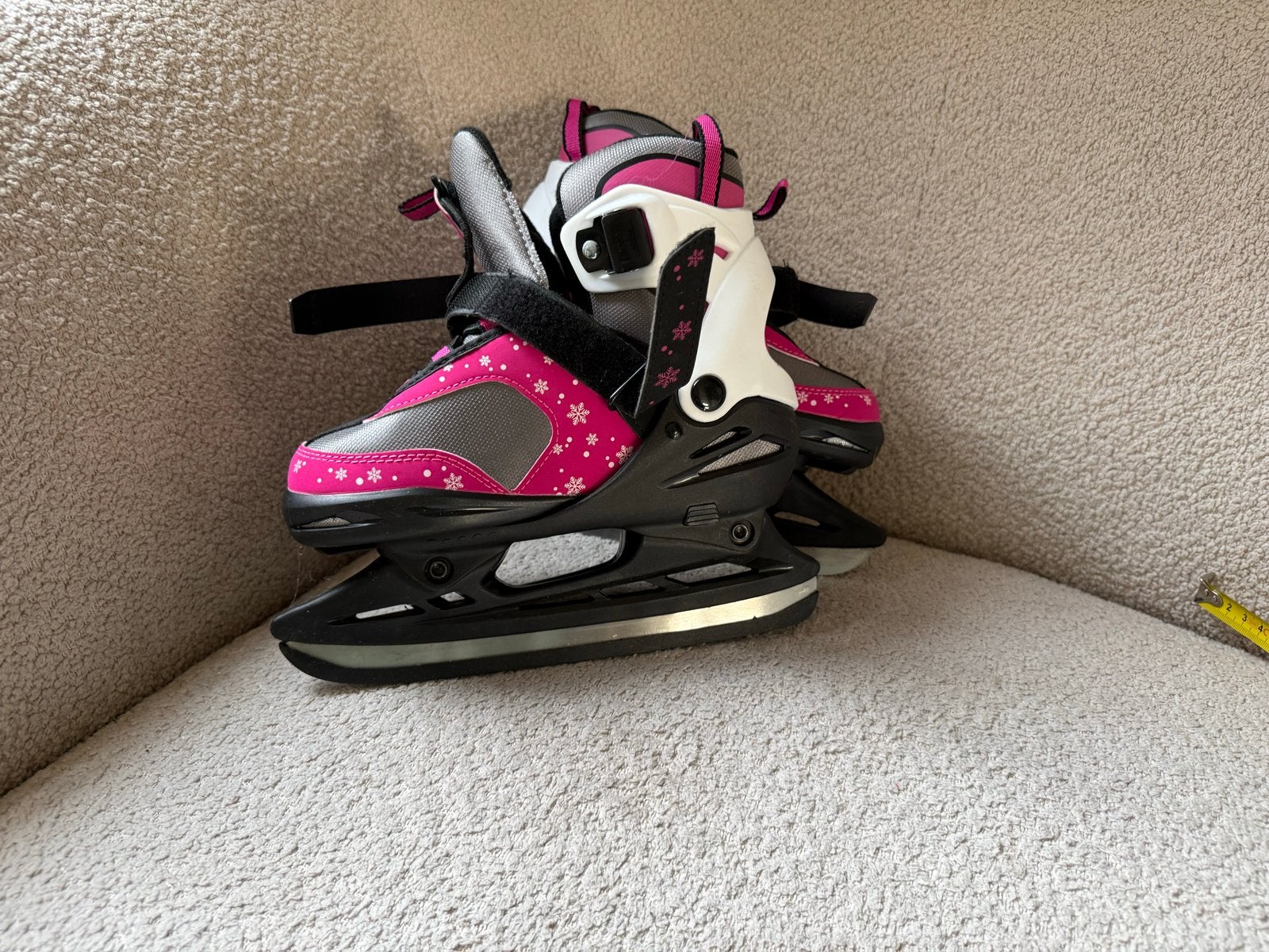 Crivit Kinder IJsschaatsen - Roze/Grijs, Maat 33-37, Ophalen of Verzenden, Zo goed als nieuw, Kunstschaatsen, Overige merken