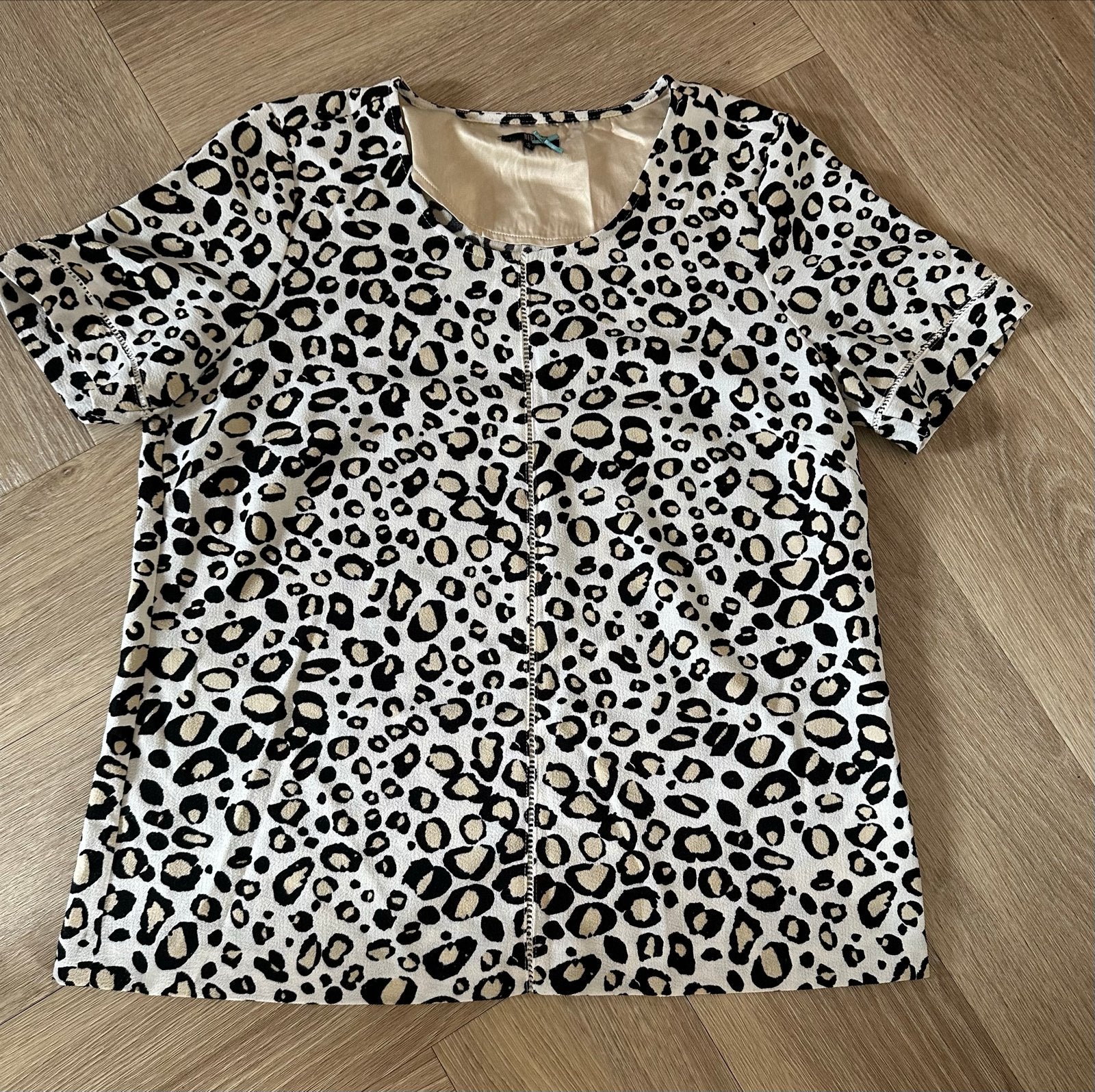 Leopardprint top van Dept- Maat L, Meerkleurig, Maat 42/44 (L), Ophalen of Verzenden, Zo goed als nieuw