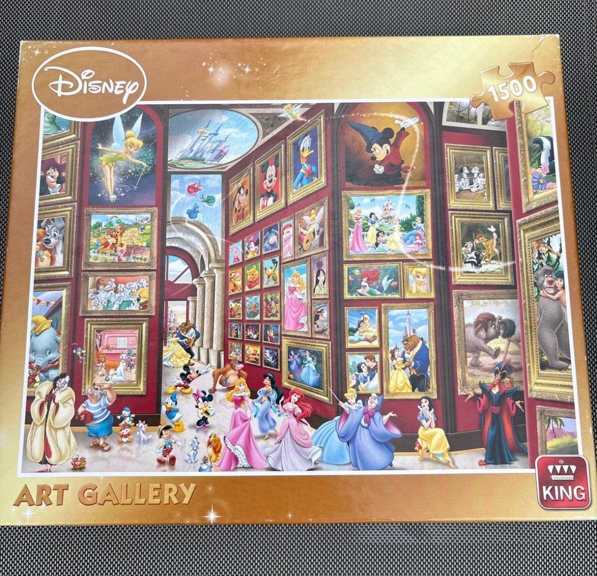 Disney Art Gallery legpuzzel 1500 stukjes, Ophalen of Verzenden, Meer dan 50 stukjes, Zo goed als nieuw, 6 jaar of ouder