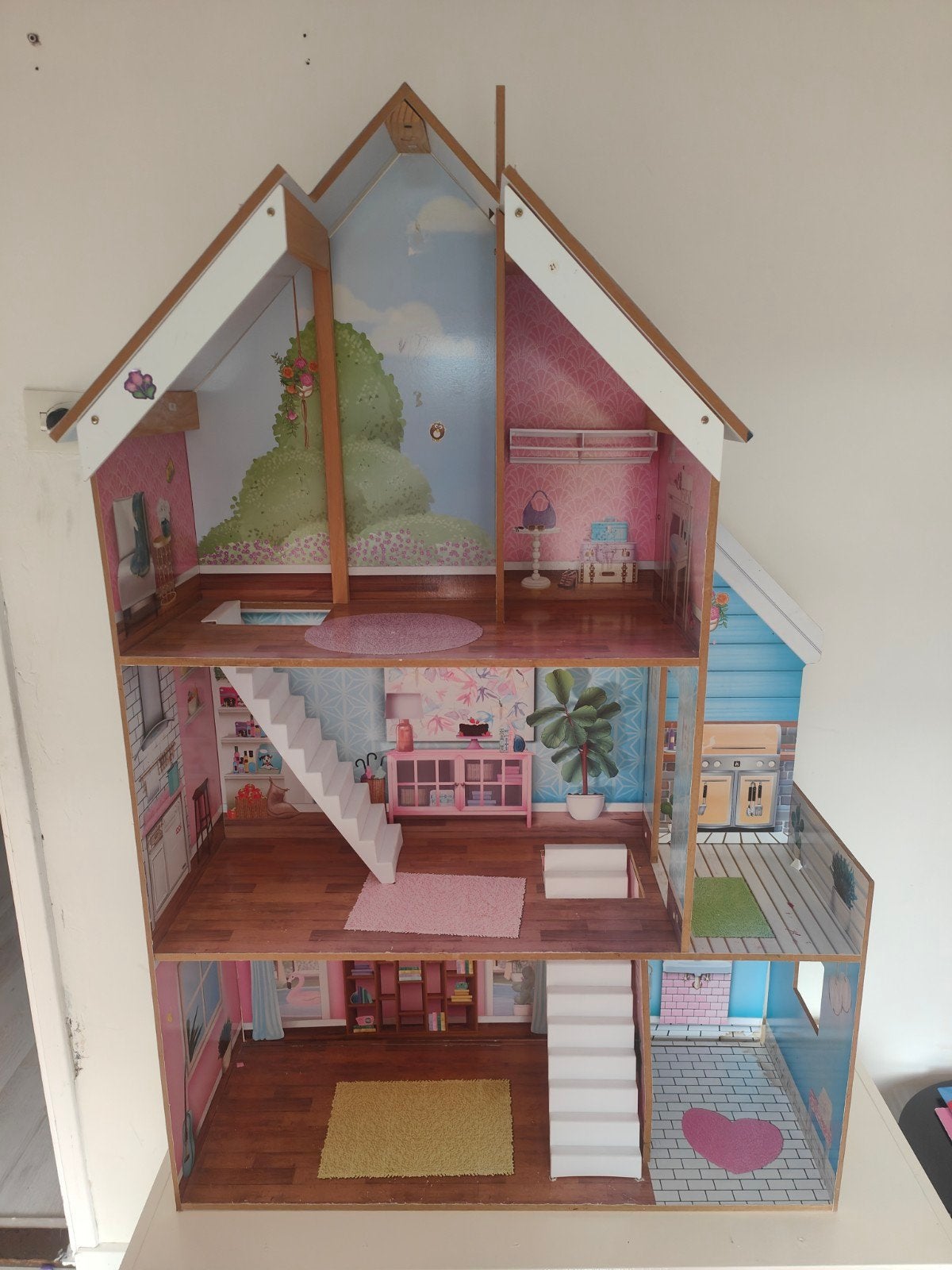 Barbie poppenhuis, Ophalen, Gebruikt, Poppenhuis