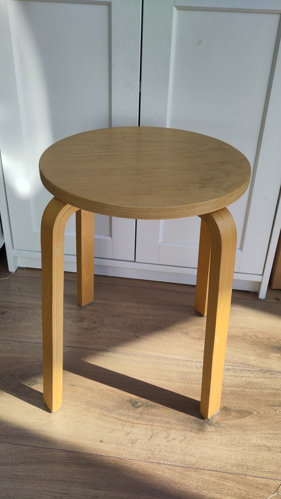 Frosta kruk, vitage, blank hout, Ophalen, Gebruikt, Hout