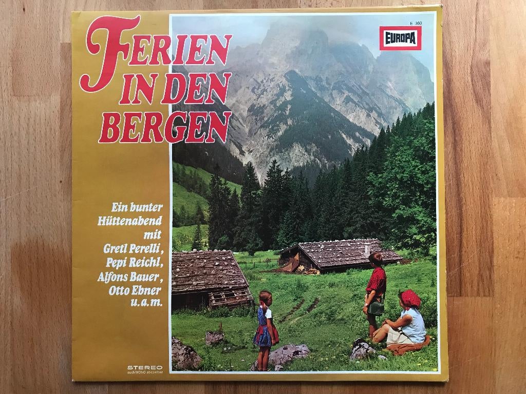 LP Duits - Ferien in den Bergen Ein bunter Huttenabend, Cd's en Dvd's, Vinyl | Overige Vinyl, Ophalen of Verzenden, Gebruikt, 12 inch