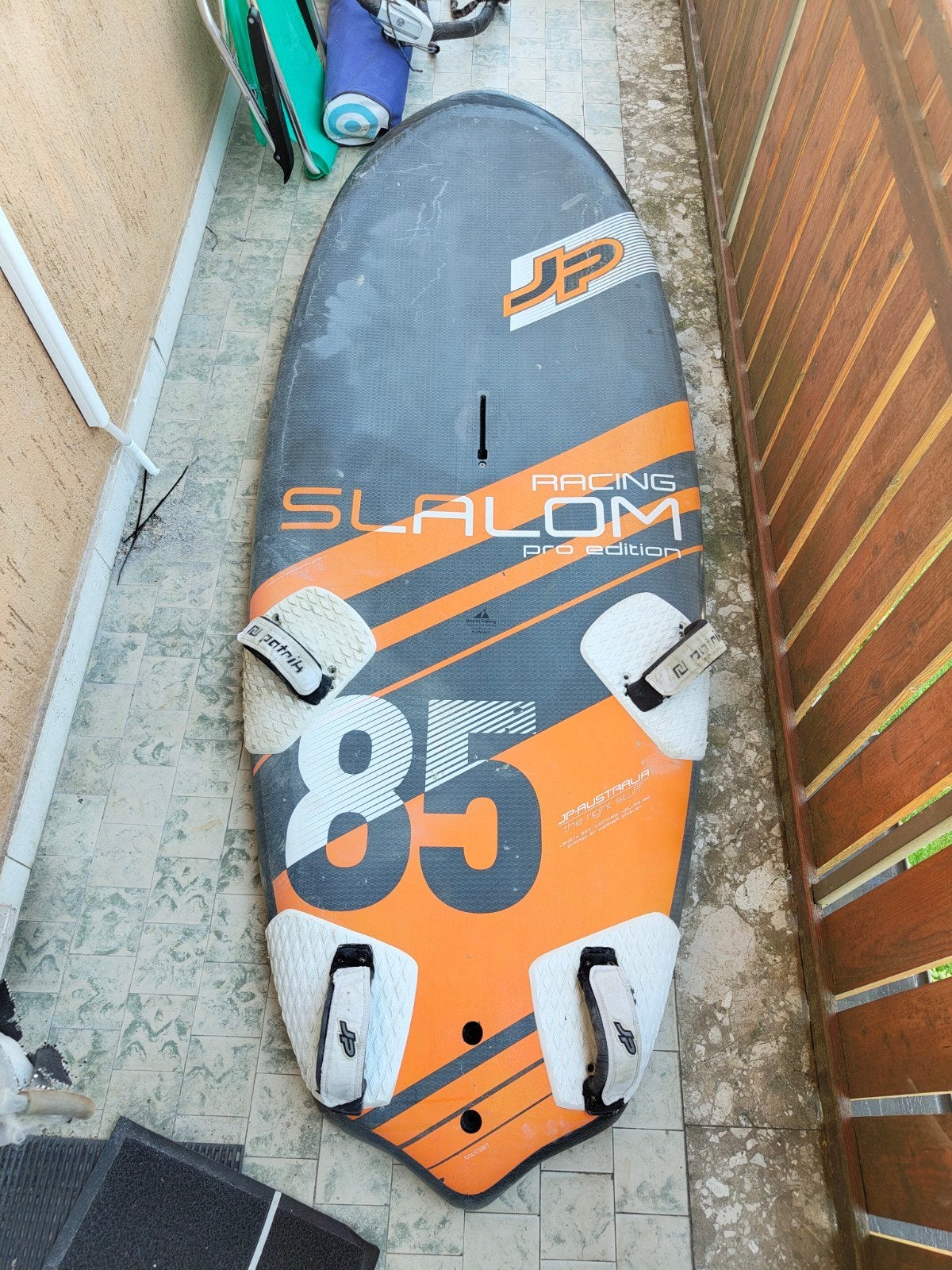 JP Slalom 85 + Finish Fin, Ophalen, Plank