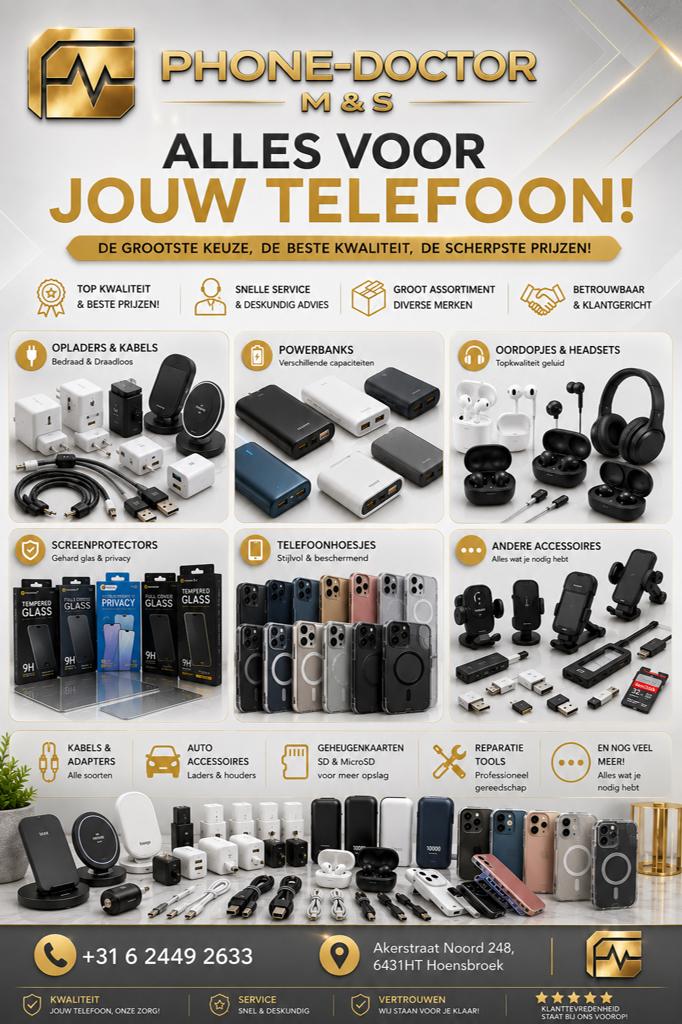 telefoonaccessoires, Ophalen of Verzenden, Zo goed als nieuw