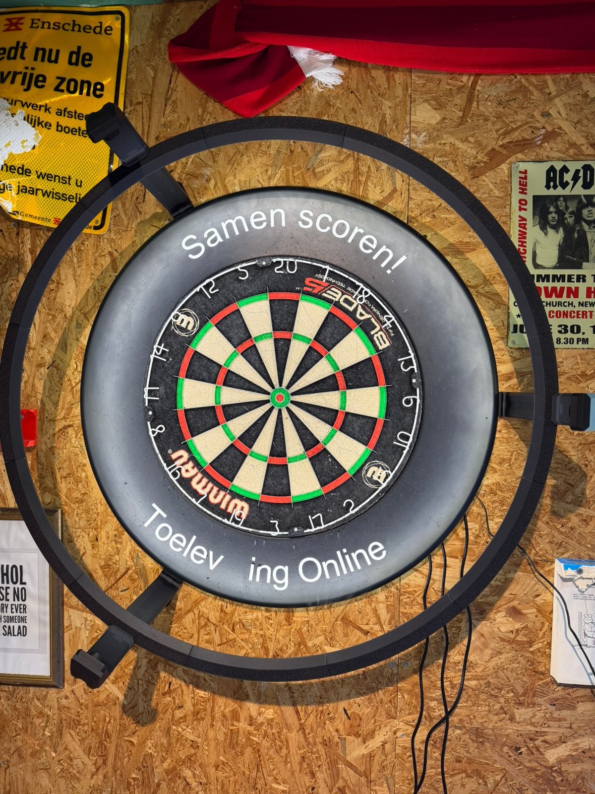 Autodarts systeem inclusief led ring direct leverbaar, Ophalen of Verzenden, Zo goed als nieuw, Dartbord, Soft tip