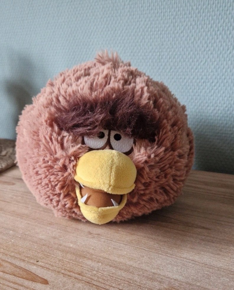 Angry Birds Star Wars Chewbacca Pluche, Overige merken, Overige typen, Ophalen of Verzenden, Zo goed als nieuw