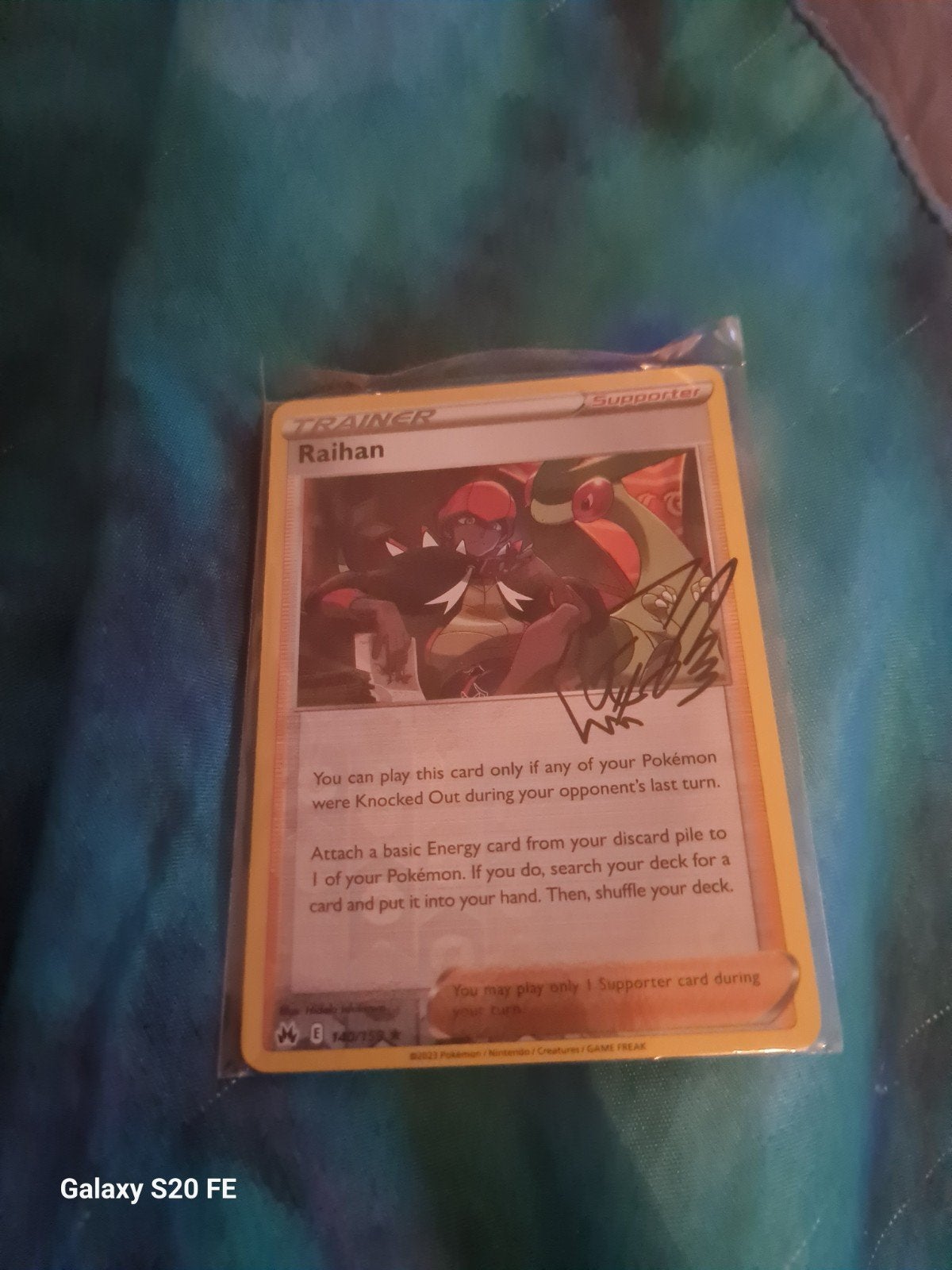Raihan Trainer Pokémon Kaart - Perfecte Conditie, Hobby en Vrije tijd, Verzamelkaartspellen | Pokémon, Ophalen of Verzenden, Zo goed als nieuw
