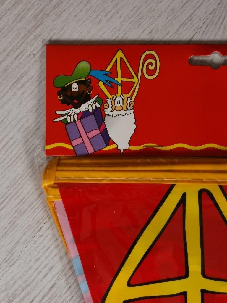 Vlaggenlijn Sint en Zwarte Piet, Ophalen of Verzenden, Nieuw