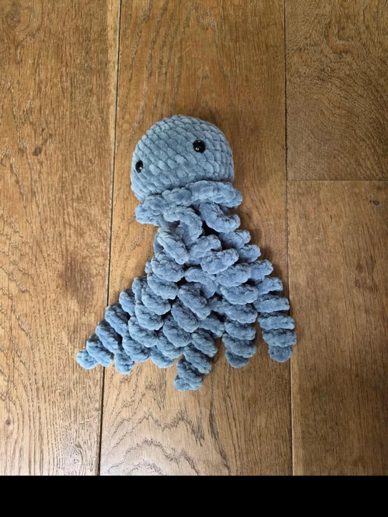 Gehaakte kwal, Handgemaakt, Overige typen, Blauw, Nieuw