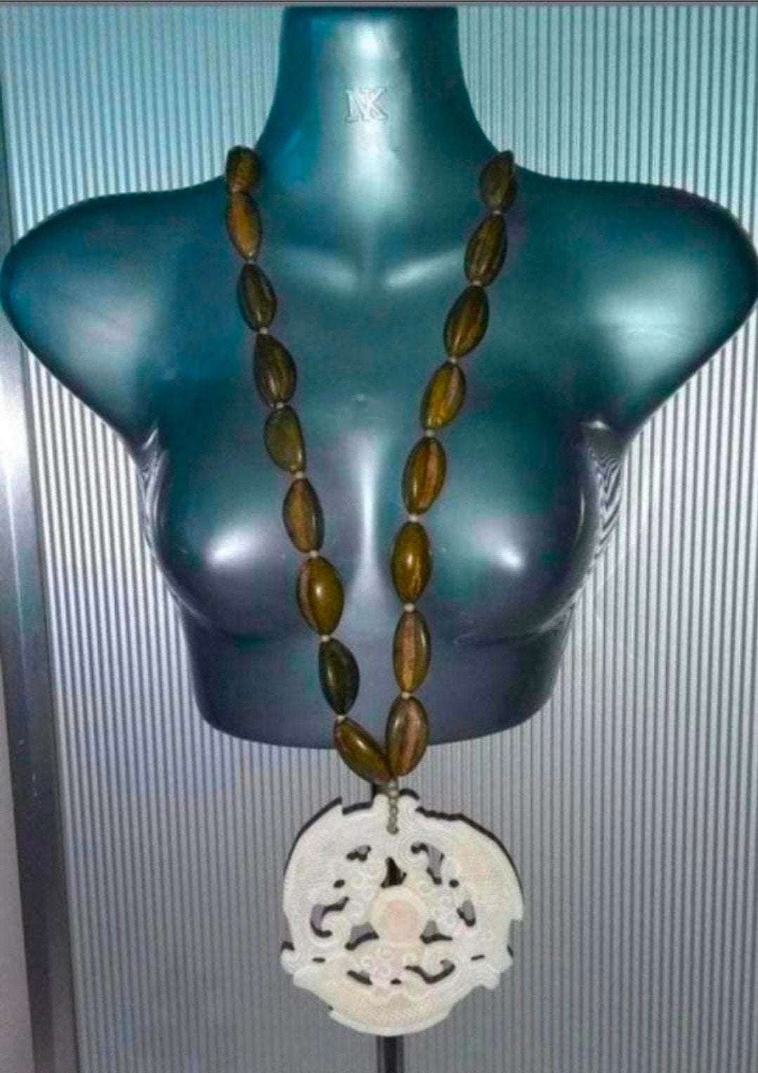 Manouk - Statement ketting. 3=2 actie!, Sieraden, Tassen en Uiterlijk, Overige kleuren, Verzenden, Nieuw, Steen of Mineraal