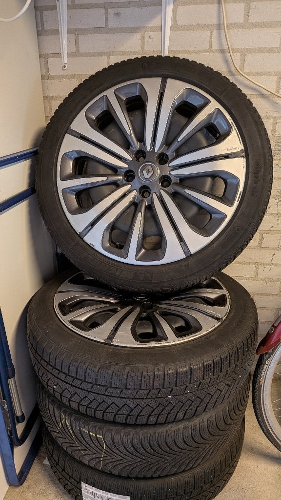 20 inch Winterset Renault Scenic IV | Michelin & Continental, Ophalen, Gebruikt, Banden en Velgen, Winterbanden