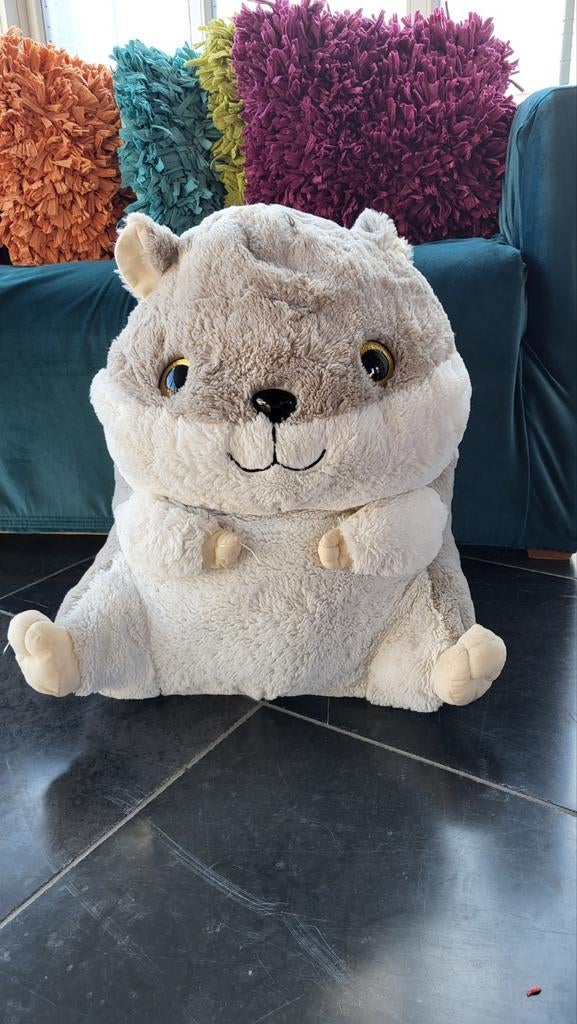 Grote hamster knuffel, Kinderen en Baby's, Ophalen, Nieuw, Overige typen, Middelgroot (20 tot 80 cm)