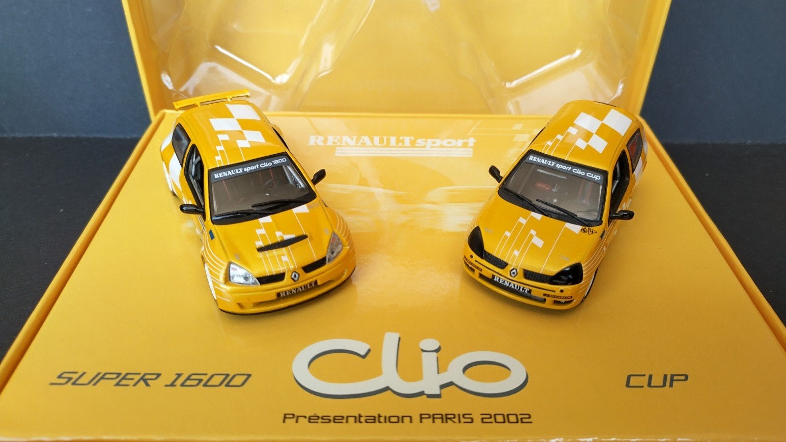 Renault Clio Super 1600 & Clio Cup Renault Sport 1:43 Pol, Auto, Verzenden, ., Nieuw