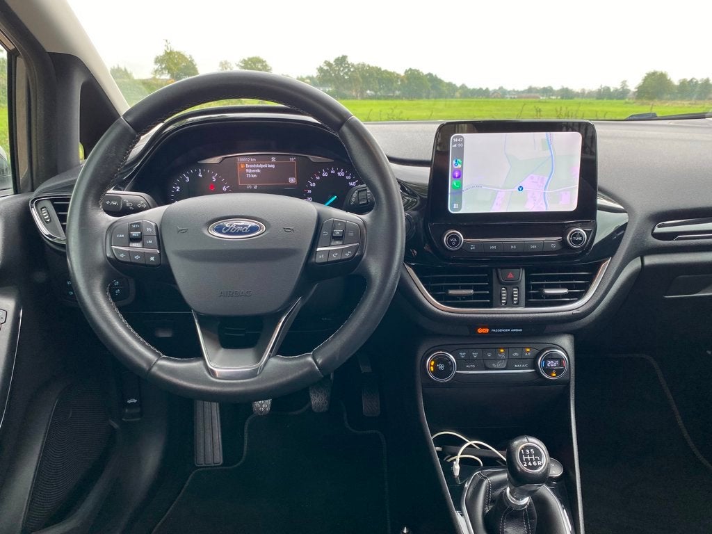 Ford Fiesta 1.0 EcoBoost Titanium NAVI, CLIMATE, CRUISE, NAP, Auto's, Voorwielaandrijving, Stof, Gebruikt, 580 kg
