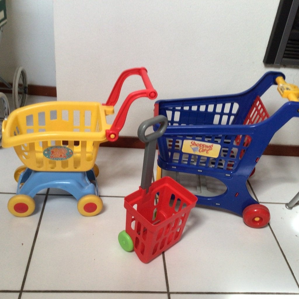 speelgoed supermarktkarretjes en-trolley, winkelkar, Kinderen en Baby's, Ophalen, Zo goed als nieuw, Jongen of Meisje