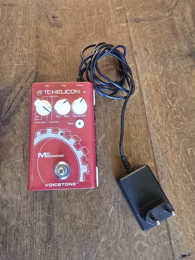 TC helicon mic mechanic voicetone zang reverb echo delay, Ophalen of Verzenden, Zo goed als nieuw, Reverb