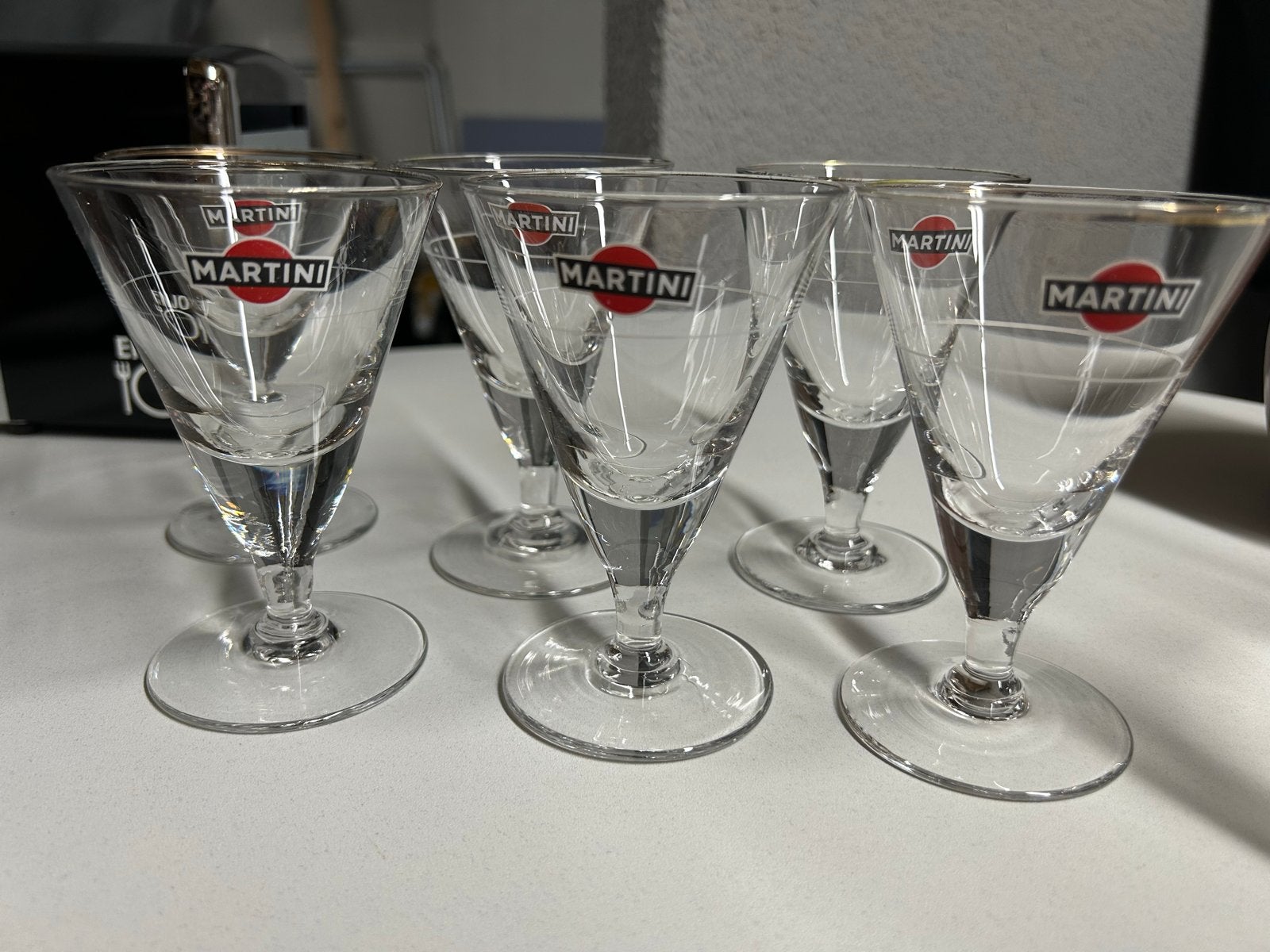 Set van 6 Martini glazen, Ophalen, Gebruikt, Overige typen